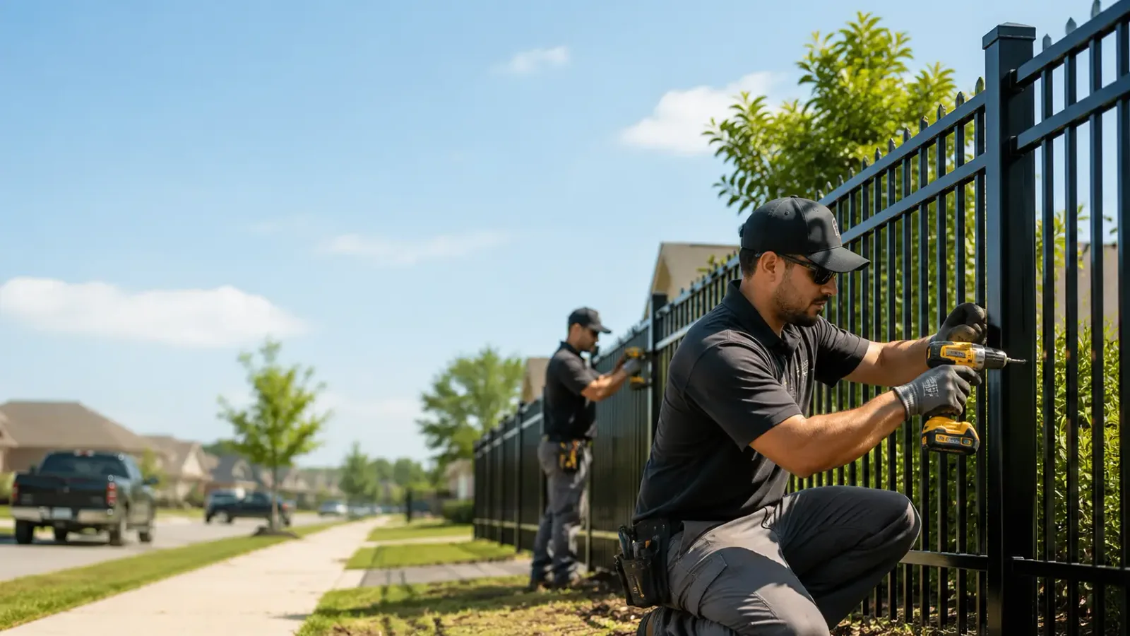 Metal Fence Installation in Covington, TN
